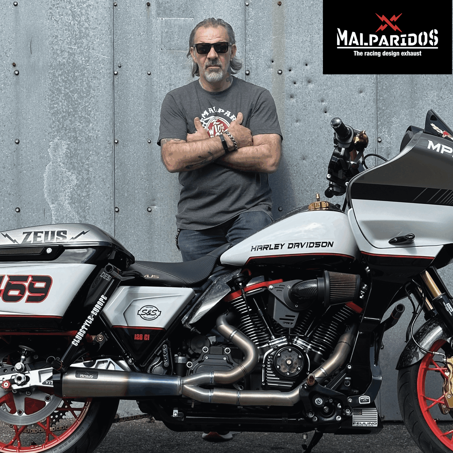 Malparidos 2:1 Exhaust System Touring Twincam