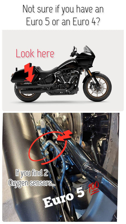 Malparidos 2 in 1 Exhaust system for Harley-Davidson Softail Milwaukee 8 models.